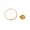 Круглый Сублимационный Значек, d25 mm, Gold