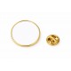 Круглый Сублимационный Значек, d25 mm, Gold Круглый Сублимационный Значек, d25 mm, Gold