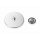Круглый Сублимационный Значек, d25 mm, Silver Круглый Сублимационный Значек, d25 mm, Silver