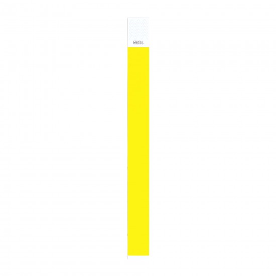 Bratara Din Fibre Sintetice, 2.5 cm, Galben Fluorescent