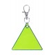 Breloc Reflectorizant, Triunghi, Verde