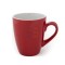 10oz Red-White Ceramic Coffee Mug "Riga" (300 ml)
