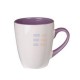 10oz Cana Alb-Violet din Ceramica "Riga" (300 ml)