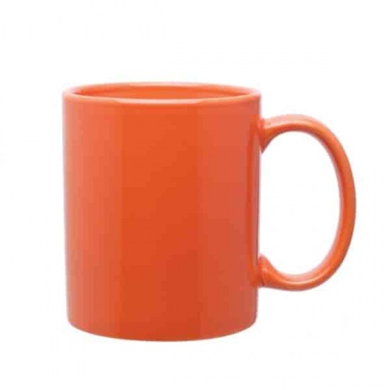 11oz Оранжевая Керамическая Кружка "Dublin" (320 мл)