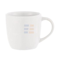 11oz Cana Alba din Ceramica "Madrid" (320 ml)