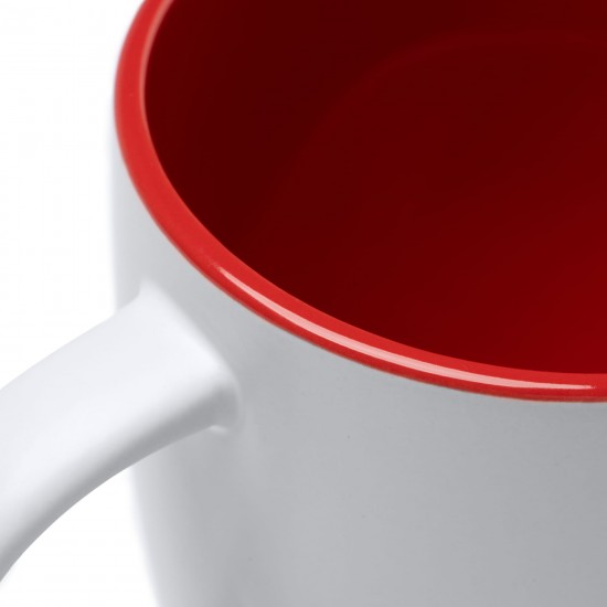 12oz Cana Alb-Albastru din Ceramica "Radek" (370 ml)