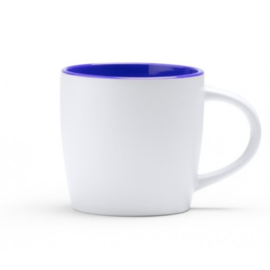 12oz Cana Alb-Albastru din Ceramica "Radek" (370 ml)