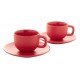 Cappuccino Cup Set Caturra Plus, Red (200 ml)