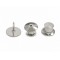 Застёжка Бабочка для Значков, d10 mm, Silver