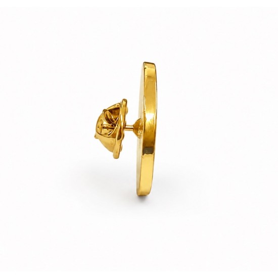 Круглый Сублимационный Значек, d25 mm, Gold Круглый Сублимационный Значек, d25 mm, Gold