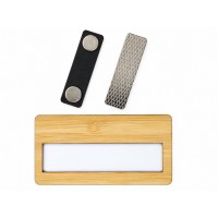 Bamboo Window Magnet Name Badge (74x40 mm) Bamboo Window Magnet Name Badge (74x40 mm)
