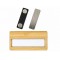 Bamboo Window Magnet Name Badge (74x40 mm)