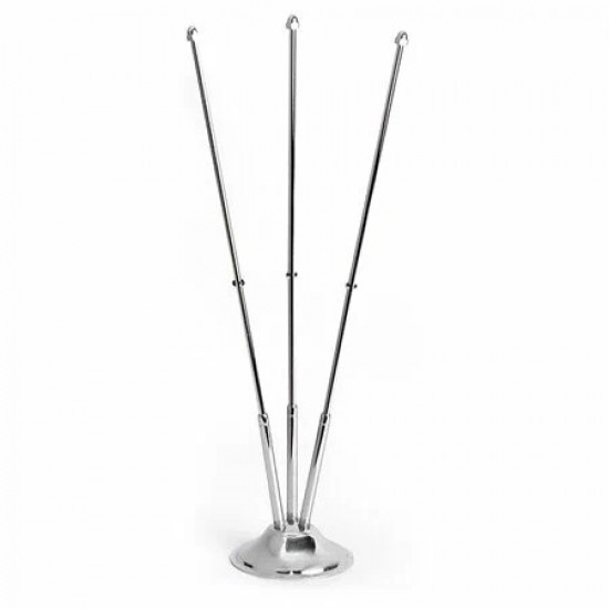 Металлический флагшток для 3-х флажков