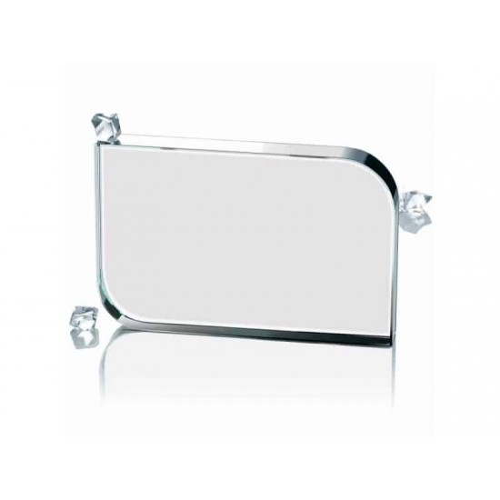 Cristal Foto de Sublimare cu Colturi Rotunjite, 10x15 cm