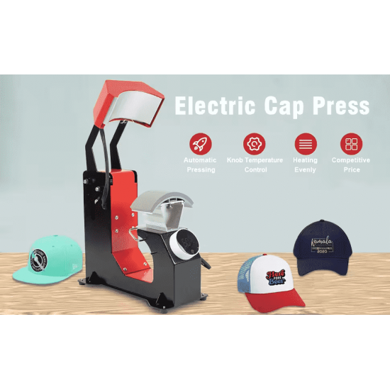 Semi-automatic Heat Press for Printing Baseball Caps 3 in 1 Semi-automatic Heat Press for Printing Baseball Caps 3 in 1