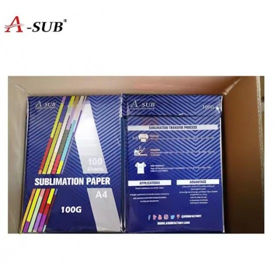 Sublimation Transfer Paper A-SUB GL-100, 100 sheets, A3