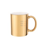 11oz Cana de Sublimare, Oglinda Metalica, Aurie (320 ml)