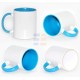 11oz Sublimation Light Blue Inner And Handle Ceramic Coffee Mug (320 ml) 11oz Sublimation Light Blue Inner And Handle Ceramic Coffee Mug (320 ml)