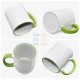 11oz Sublimation Light Green Rim And Handle Ceramic Coffee Mug (320 ml) 11oz Sublimation Light Green Rim And Handle Ceramic Coffee Mug (320 ml)
