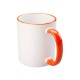 11oz Sublimation Orange Rim And Handle Ceramic Coffee Mug (320 ml) 11oz Sublimation Orange Rim And Handle Ceramic Coffee Mug (320 ml)