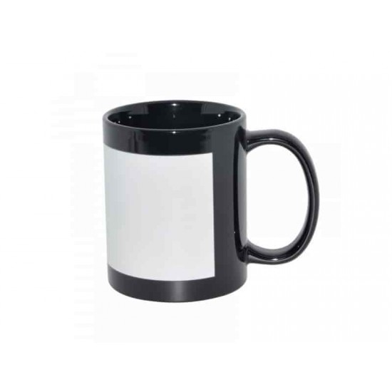 11oz Sublimation Black Ceramic Coffee Mug with Printable White Area (320 ml) 11oz Sublimation Black Ceramic Coffee Mug with Printable White Area (320 ml)