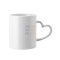 11oz Sublimation Heart Shaped Handle White Ceramic Coffee Mug With Individual Gift Box (320 ml)