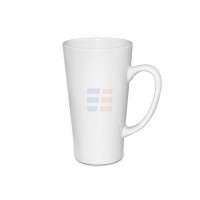 17oz White Sublimation Ceramic Conical Latte Mug With Individual Gift Box (500 ml) 17oz White Sublimation Ceramic Conical Latte Mug With Individual Gift Box (500 ml)