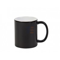 11oz Sublimation Glossy Black Magic Color Changing Ceramic Coffee Mug (320 ml)