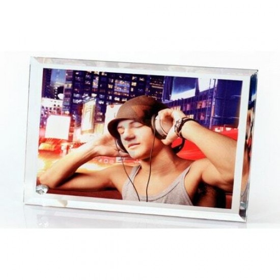 Rama Foto de Sublimare din Sticla, Marginea Taiata, 18x23 cm Rama Foto de Sublimare din Sticla, Marginea Taiata, 18x23 cm