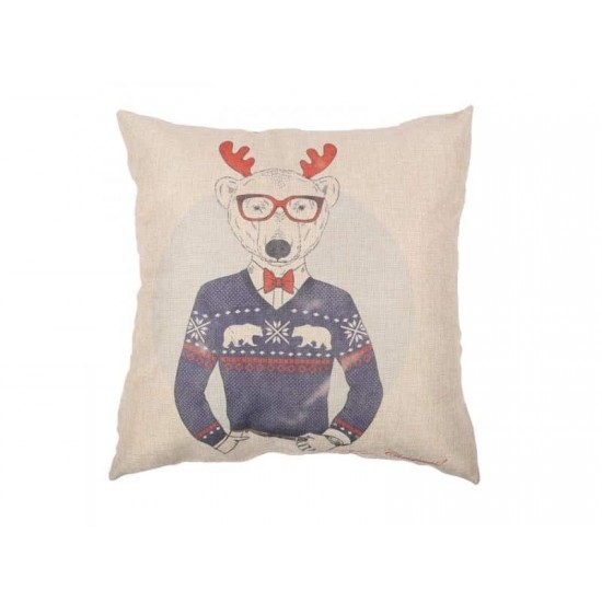 Fata de Perna de Sublimare, din In, 40x40 cm