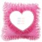 Сублимационная Наволочка, Сердце, Розовая, 40x40 см