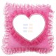 Сублимационная Наволочка, Сердце, Розовая, 40x40 см