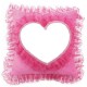 Сублимационная Наволочка, Сердце, Розовая, 40x40 см