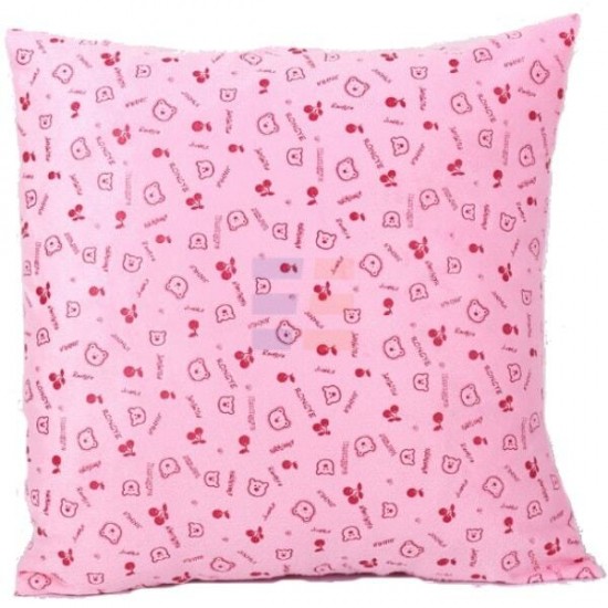 Fata de Perna de Sublimare, Roz, din Plush, 40x40 cm