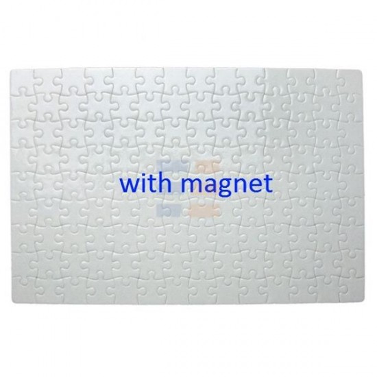 Puzzle Cartonat de Sublimare cu Magnet, 27x18cm, 126 el