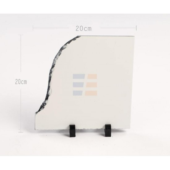 Piatra Naturala de Sublimare, Ondulat Stinga, 20x20 cm