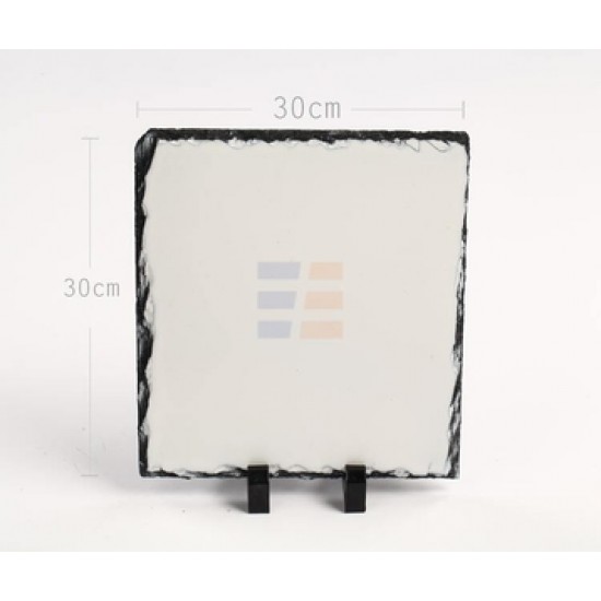 Sublimation Big Square Photo Slate Rock Stone, 30x30 cm