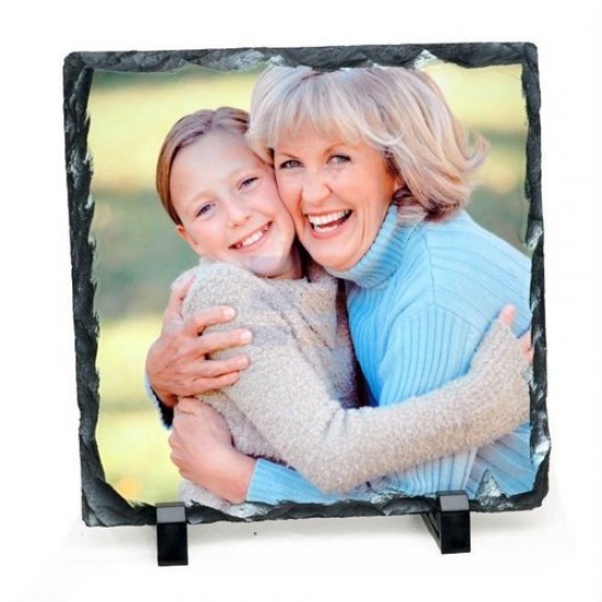 Sublimation Big Square Photo Slate Rock Stone, 30x30 cm