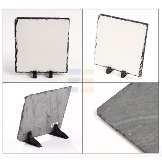 Sublimation Big Square Photo Slate Rock Stone, 30x30 cm