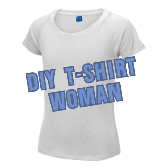Tricou de Sublimare DIY T-Shirt age, Alb, p-u Femei, S