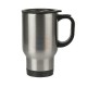 14oz Sublimation Silver Stainless Steel Car Travel Mug (415 ml)