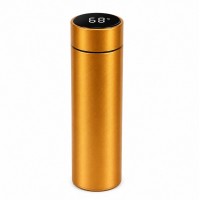 500 ml Termos din Otel Inoxidabil cu Termometru, Gold