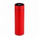 500 ml Termos din Otel Inoxidabil cu Termometru, Red