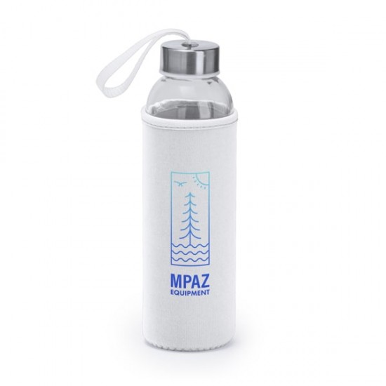 500ml Sublimation Glass White Water Bottle Camu