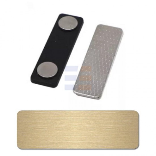 Ecuson Magnetic de Sublimare, Gold