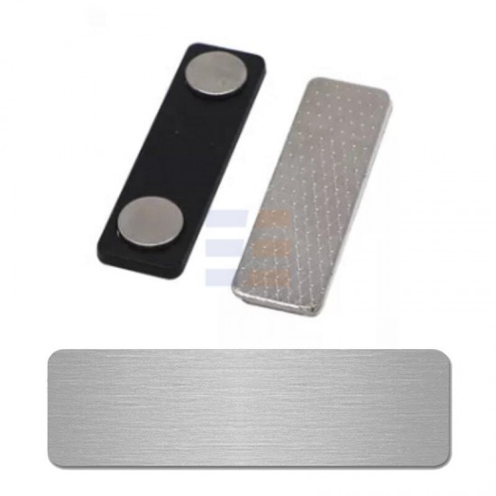 Ecuson Magnetic de Sublimare, Silver