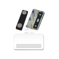 Ecuson cu Fereastra Magnetic de Sublimare, White