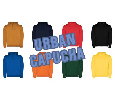 Hooded Sweatshirt Urban, (S-BK)