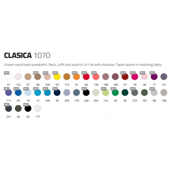 Sweatshirt Clasica, Black, S