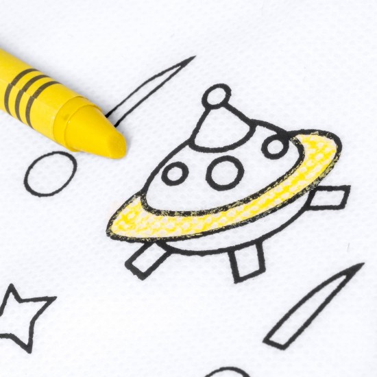 Rucsac Netesut cu Creioane, Alb